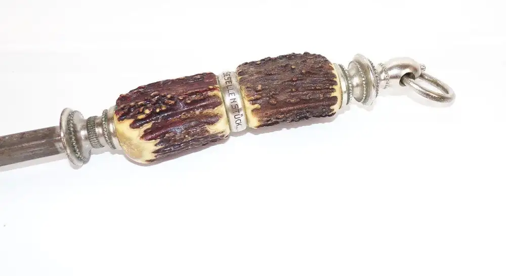 Alter Dick Wetzstahl Bestes Gesellenstück Messerschärfer mit Karton  2