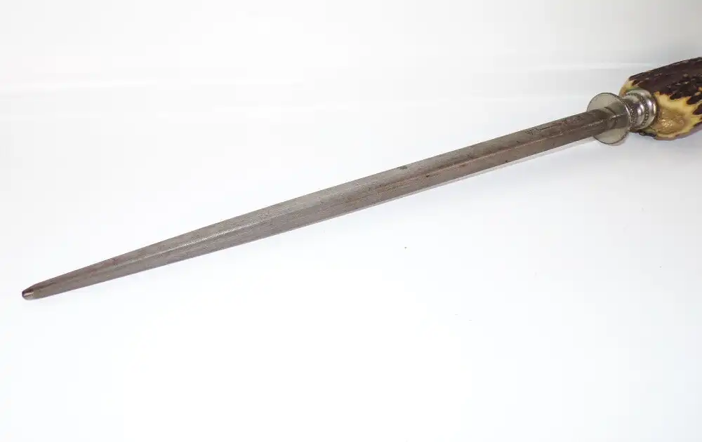 Alter Dick Wetzstahl Bestes Gesellenstück Messerschärfer mit Karton  3