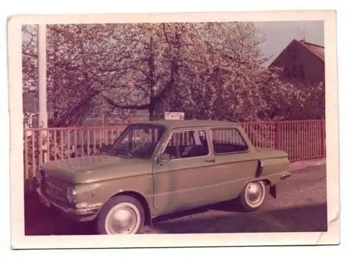 Foto Saporoshez Auto Oldtimer DDR Farbfoto