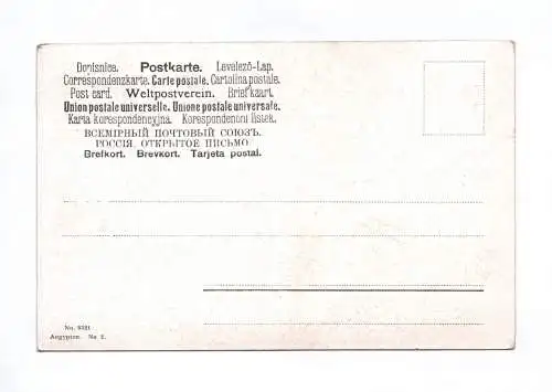 Künstler Ak 4x Agypten Sphinx von Gizeh Memnonkolosse Pyramiden