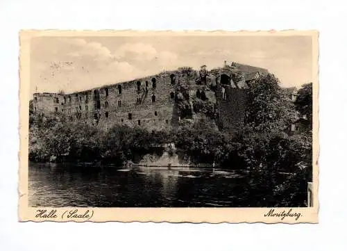 Ak Halle Saale Moritzburg 1937