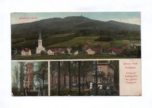 Ak Kottmarsdorf Gruss vom Kottmar 1916