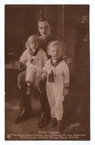 Foto Ak 1 Wk Ernst August Herzog zu Braunschweig und Lüneburg