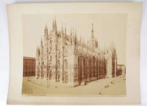 Albumin Milano Kathedrale Italien um 1890