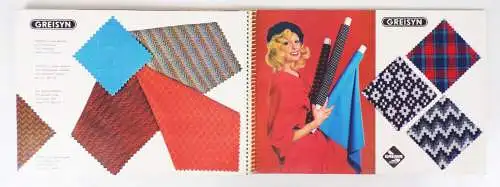 VVB Wolle und Seide Textil Service 1973 1974 DDR Reklame Mode 