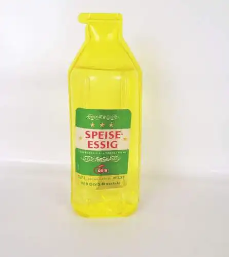 Essig DDR Speiseessig VEB Ogis Bitterfeld Unbenutzt Reklame Deko