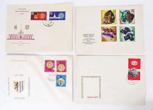 Konvolut Ersttagsbriefe DDR First Day Cover FDC 1960er 1970er Briefe
