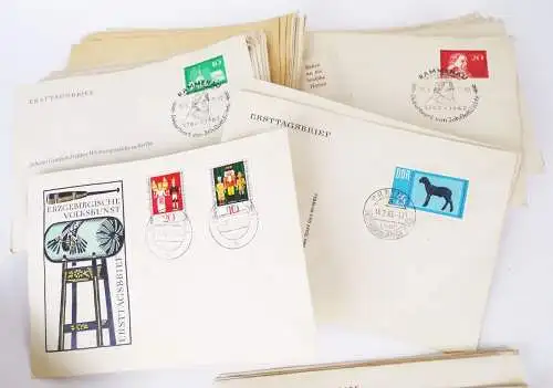 Konvolut Ersttagsbriefe DDR First Day Cover FDC 1960er 1970er Briefe