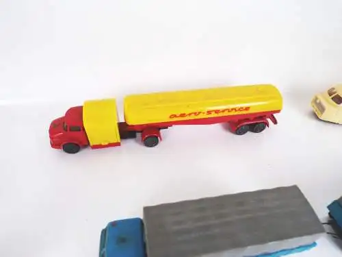 Modellautos Espewe Permot Konvolut meist H0 Straßenbahn LKW Autos PKW
