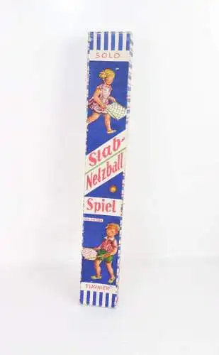 Stab Netzball Spiel Solo Turnier DDR Ballspiel 1950 er 