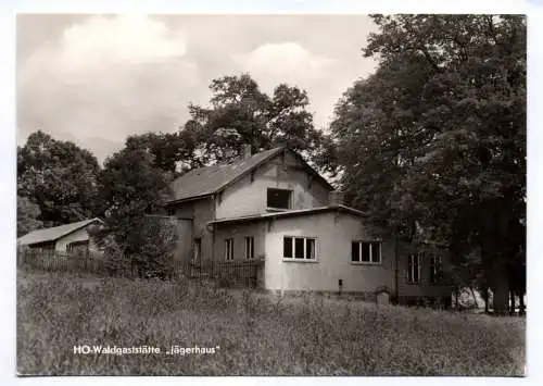 Foto Ak Ho Waldgaststätte Jägerhaus Wilthen Kreis Bautzen 1979