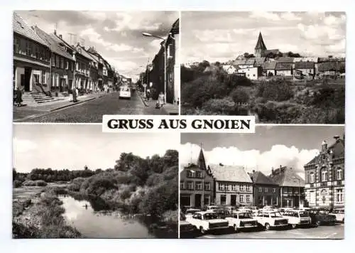 Ak Gruss aus Gnoien 1977 Kreis Teterow
