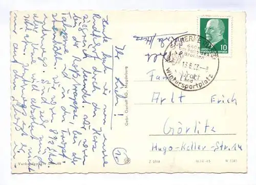 Ak Rappbode Talsperre bei Wendefurt im Harz 1961