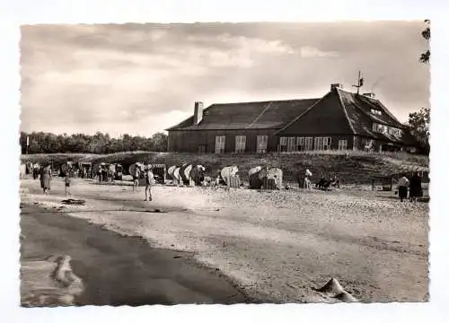 Foto Ak Ostseebad Zingst Darß Strand und Kurhaus 1959