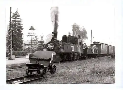 Foto Dampflok 100 Schmalspurbahn Radebeul Ost Radeburg in Friedewald