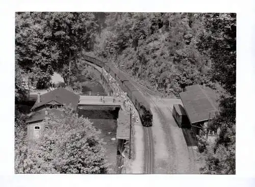 Foto Dampflok Schmalspurbahn Freital Hainsberg Kipsdorf in Rabenau Eisenbahn