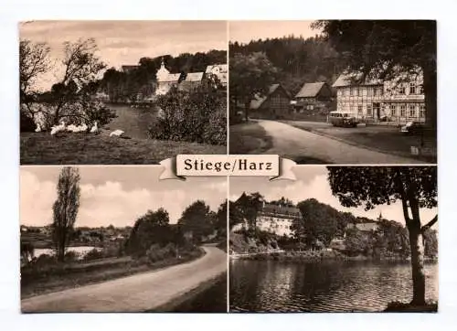 Ak Stiege Harz 1969 Hotel zum Bergstieg See