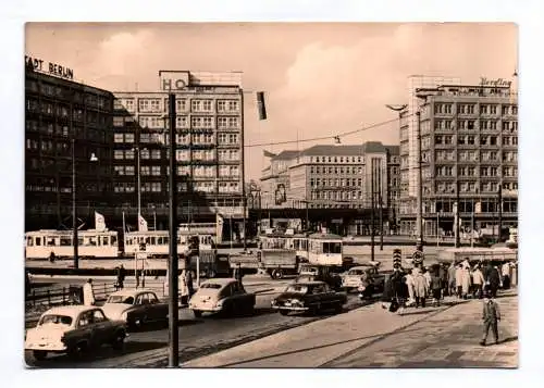 Foto Ak Berlin Alexanderplatz 1964 Hauptstadt Deutsche Demokratische Republik