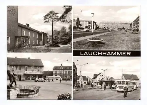 Ak Lauchhammer Waldschule Bertholt Brecht Straße mit Kaufhalle 1978