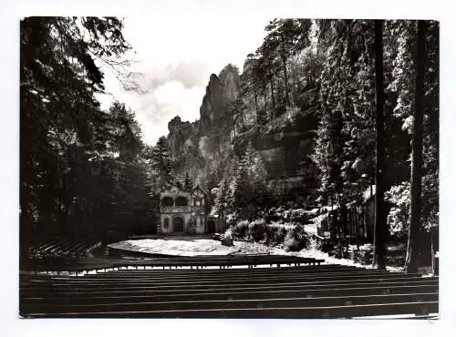 Foto Ak Felsenbühne Kurort Rathen 1975
