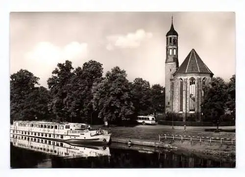 Foto Ak Brandenburg Havel 1967 An der Johanniskirche Schiff