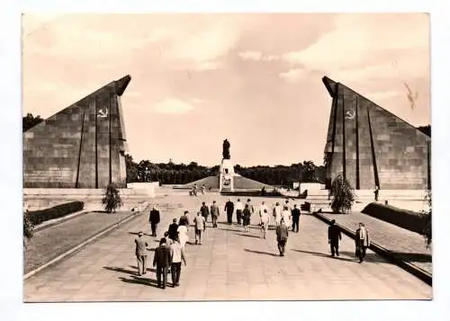 Foto Ak Berlin Sowjetisches Ehrenmal Treptow 1970