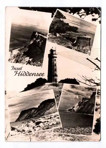 Ak Insel Hiddensee Leuchtturm 1962 Der Enddorn Dornbusch