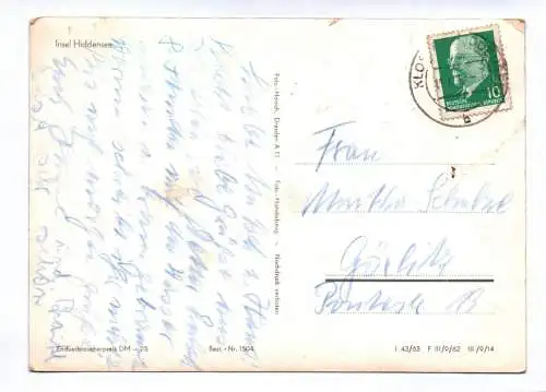Ak Insel Hiddensee Leuchtturm 1962 Der Enddorn Dornbusch