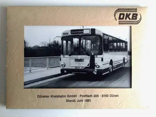 DKB 32 Ansichtskarten wohl um 1990-2000 erschienen Dürener Kreisbahn GmbH