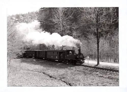 Foto Dampflok 99 1606-5 Wolkenstein Jöhstadt zw. Steinbach und Schmalzgrube