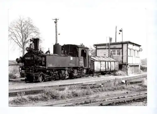 Foto Dampflok 99 1583-6 Oschatz Mügeln Kemmlitz Eisenbahn in Mügeln