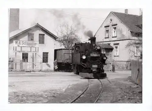 Foto Dampflok 99 1584-4Schmalspurbahn Oschatz Mügeln Kemmlitz