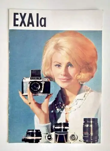 Kamera Prospekt EXA Ia Kamera 1969 alte Reklame