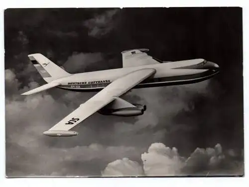 Ak Turbinen Verkehrsflugzeug 152 Deutsche Lufthansa 1958