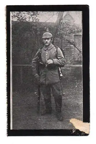 Sterbebild 1 Wk Metzer Rosenheim 1 bayer RIR schwere Kämpfe Westfront