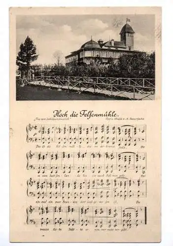Lieder Ak Ebersbach Felsenmühle 1940 Feldpost Oberlausitz