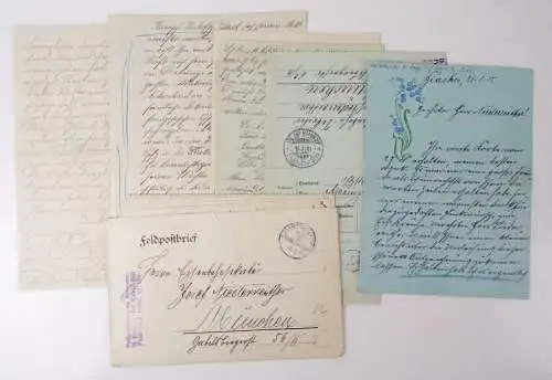 Lot Feldpostbriefe 1 Wk