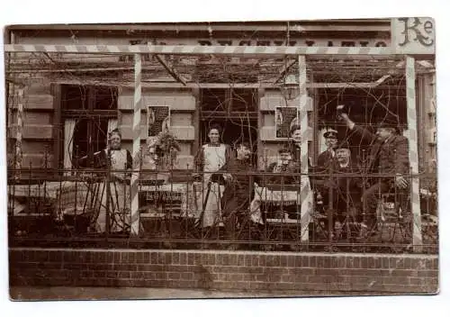 Foto Ak Berlin Brauerei Haase Breslau Niederlassung 1906 Schilder