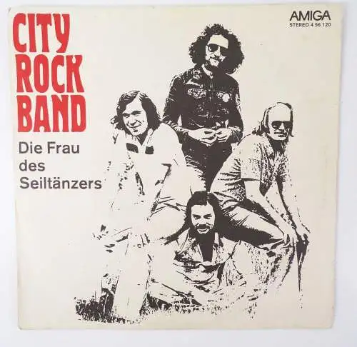 City Rock Band  Die Frau des Seiltänzers Vinyl Amiga DDR  Single