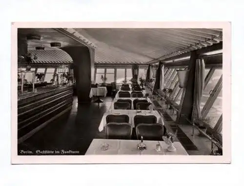 Foto Ak Berlin Gaststätte im Funkturm 1941