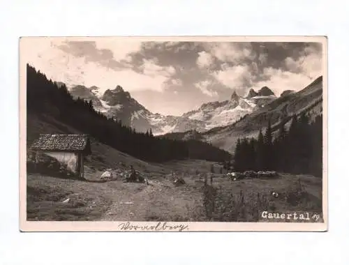 Ak Gauertal Österreich Vorarlberg