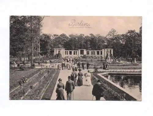 Ak Berlin Feldpostkarte Rosengarten 1 Wk Stempel Reservelazarett