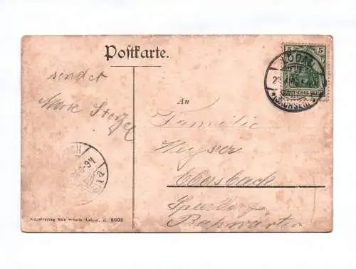 Künstler Ak Löbau in Sachsen Der Ziegenkopf 1906