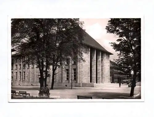 Foto Ak Bayreuth Haus der Deutschen Erziehung Feldpost 1940