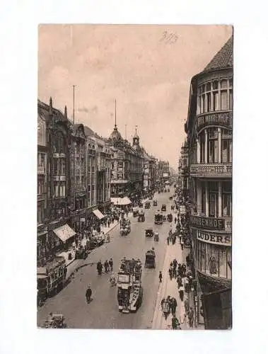 Ak Berlin Friedrichstraße 1915 Feldpost belebt Autos Menschen