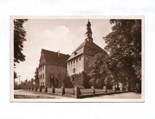 Foto Ak Lübben Spreewald Schloß 1938