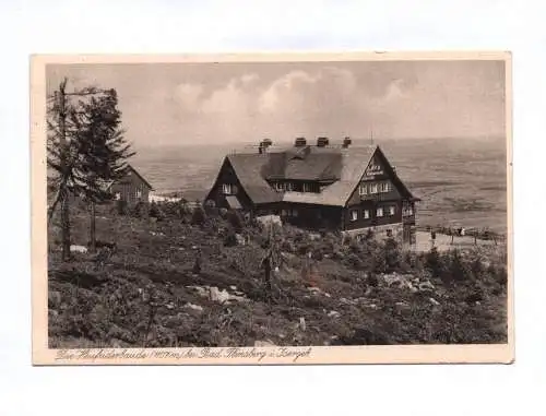 Ak Die Heufuderbaude bei Bad Flinsberg im Isergebirge 1939