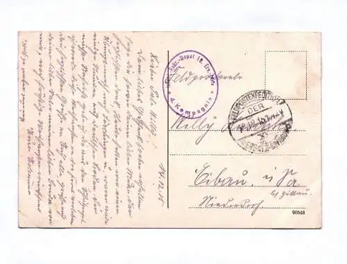 Ak Lörchingen in Lothringen 1915 Feldpostkarte