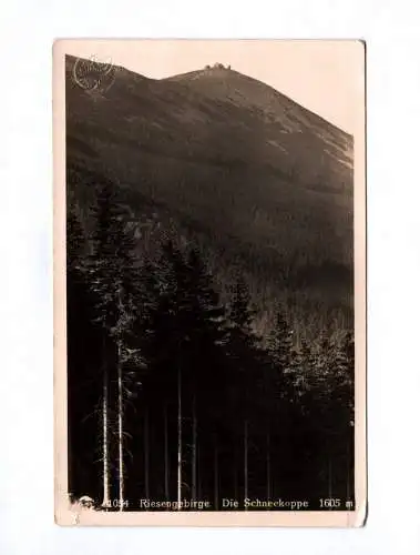 Ak Riesengebirge Die Schneekoppe 1935