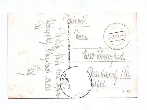 Ak Truppen-Übungsplatz Königsbrück in Sachsen 1941 Feldpost